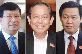 Các ông VươnCác ông Trịnh Đình Dũng, Trương Hòa Bình, Vương Đình Huệđược Thủ tướng Chính phủ trình Quốc hội phê chuẩn bổ nhiệm làm Phó thủ tướng 
