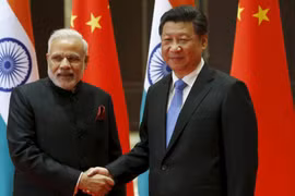Ông Tập Cận Bình và Thủ tướng Ấn Độ Narendra Modi