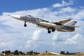 Chiến đấu cơ Nga tham gia không kích IS ở Syria. Ảnh: Sputnik