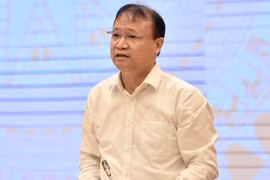 Ông Đỗ Thắng Hải, Thứ trưởng Công Thương trả lời tại họp báo Chính phủ thường kỳ chiều 6/11 (Ảnh: VGP)