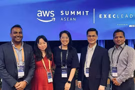 Ông Nguyễn Anh Tuấn tại Tọa đàm AWS Summit ASEAN 2022