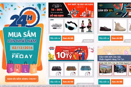 Đúng 0h ngày 2/12, ngày mua sắm trực tuyến 2016 (Online Firday 2016) sẽ chính thức bắt đầu