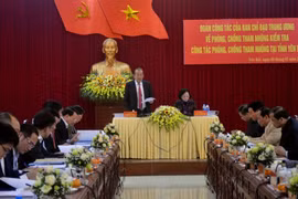 Phó Thủ tướng Thường trực Trương Hòa Bình phát biểu chỉ đạo.