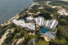 Phối cảnh Dự án Apec Mandala Wyndham Mũi Né. (Nguồn: IDJ)