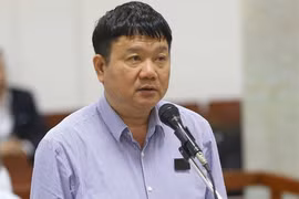 Ông Đinh La Thăng tại phiên tòa ngày 19/3. Ảnh: TTXVN