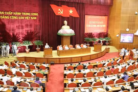 Tổng bí thư phát biểu khai mạc Hội nghị - Ảnh: TTXVN