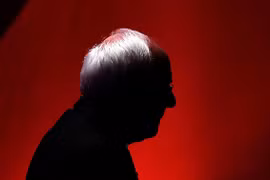 Thượng nghị sĩ Berni Sanders tuyên bố dừng chiến dịch tranh cử Tổng thống Mỹ ngày 8/4. Ảnh chụp từ youtube.