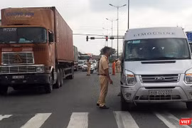 Hiện trường vụ tai nạn.
