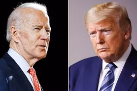 Cuộc đối đầu giữa ông Trump và ông Biden sẽ bước vào giai đoạn quyết liệt nhất sau khi đại hội hai đảng kết thúc. Chỉ còn hai tháng nữa, thế giới sẽ biết ai là Tổng thống Mỹ (Ảnh: AP)