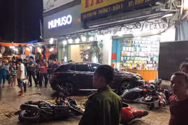 Hiện trường vụ tai nạn.
