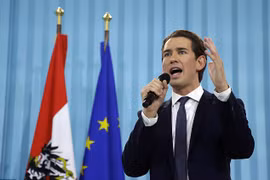 Ông Kurz, 31 tuổi, cũng có nhiều cơ hội lớn trở thành vị thủ tướng trẻ nhất không chỉ của Áo mà còn cả thế giới. Ảnh: Dailymail.