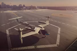 Uber dự định sẽ tiếp tục tìm kiếm các cơ hội hợp tác với NASA trong tương lai, mở ra một thị trường mới trong ngành vận tải hàng không đô thị. Ảnh: Uber