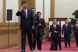 Thường vụ Bộ Chính trị Trung Quốc gồm 7 người. Ảnh: Reuters