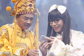 Quốc Khánh lần đầu thể hiện giọng hát tại Táo Quân.