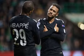 Neymar và Mbappe đều chuyển đến PSG vào hè 2017 lần lượt với tư cách cầu thủ đắt nhất và đắt nhì thế giới bóng đá. Ảnh PSG.