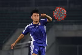 V.League 2020 vẫn có thể bị hoãn, nhưng phải vào thời điểm khác, khi Covid-19 vẫn tiếp tục tấn công không ngừng. Ảnh TP.HCM.