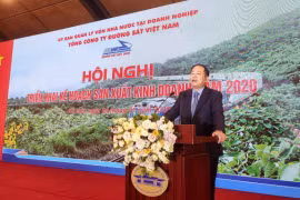 “Đường sắt đang ở giai đoạn khó khăn nhất lịch sử” ông Vũ Anh Minh, Chủ tịch HĐTV Tổng công ty ĐSVN. Ảnh VNR