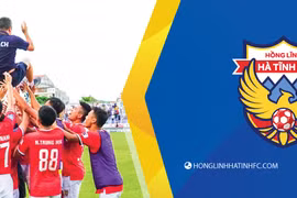 Mục tiêu duy nhất của Hồng Lĩnh Hà Tĩnh mùa này là trụ hạng. Ảnh HLFC