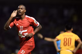 Đồng "Vua phá lưới" V.League 2019 Bruno Cunha của CLB Viettel Ảnh Viettel