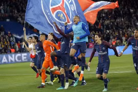 PSG đã trở thành nhà vô địch Pháp. Ảnh CLB