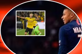 E.Haalan đang là đối trọng xứng đáng của K.Mbappé. Ảnh AT