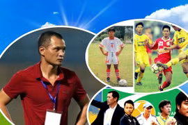 Lối đá truyền thống của SLNA dựa vào nền tảng thể lực, cầu thủ các tuyến luôn được yêu cầu lao vào tranh chấp cướp bóng, chuyền vào khoảng trống để đồng đội lao lên tấn công. Ảnh AT