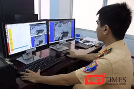 Lực lượng CSGT sẽ túc trực 24/24 trên hệ thống camera để xuất thông tin phương tiện vi phạm