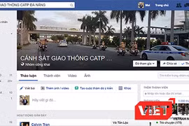Trang facebook của lực lượng Cảnh sát giao thông Công an TP Đà Nẵng
