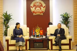 Thứ trưởng Nguyễn Thành Hưng tiếp bà H.E Prak Channoy, Quốc Vụ khanh Campuchia.