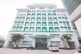 Phòng khám Đa khoa Quốc tế Thu Cúc tại 216 Trần Duy Hưng, quận Cầu Giấy - nơi bệnh nhân COVID-19 đến khám (Ảnh - BVCC) 