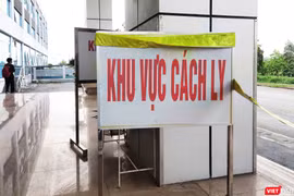 Khu vực cách ly tại Bệnh viện Bệnh Nhiệt đới Trung ương cơ sở 2. Ảnh: Minh Thúy