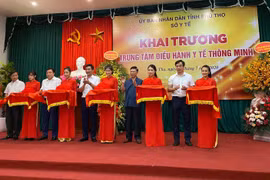 Sở Y tế tỉnh Phú Thọ khai trương Trung tâm điều hành Y tế thông minh (Ảnh: Thanh Hằng) 