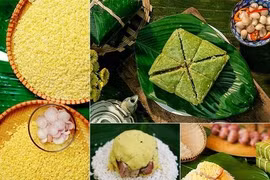 Bánh chưng ngày Tết (Ảnh - MH)