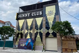 Quán bar Sunny Club - nơi có ổ dịch COVID-19 (Ảnh - BYT) 