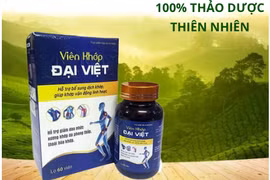 Quảng cáo thực phẩm bảo vệ sức khỏe Viên khớp Đại Việt. Ảnh: website http://dangian3.demopage.me/daiviet3 
