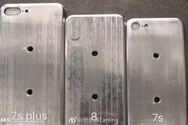 Hình ảnh rò rỉ khuôn đúc sản phẩm iPhone 7S, iPhone 7S Plus, iPhone 8.