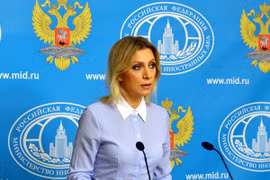 ​Phát ngôn viên Bộ Ngoại Maria Zakharova.