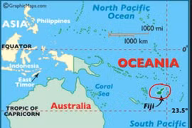 Động đất 7.2 độ richter gần Fiji, trên Thái Bình Dương: Có cảnh báo sóng thần