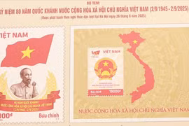Phát hành bộ tem đặc biệt kỷ niệm 80 năm Quốc khánh