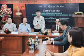 Tiến sĩ Đinh Việt Hòa, Chủ tịch Hiệp hội Khởi nghiệp Quốc gia phát biểu tại Lễ công bố.