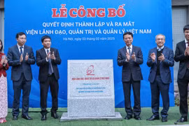 Lễ công bố Viện Lãnh đạo, Quản trị và Quản lý Việt Nam.