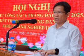Ông Đỗ Khắc Dần, Bí thư Đảng ủy Khối Doanh nghiệp huyện Hoài Đức.