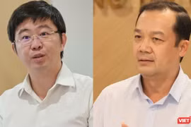 Ông Bùi Hoàng Phương (trái) và ông Phạm Đức Long được điều động, bổ nhiệm Thứ trưởng Bộ Khoa học và Công nghệ.