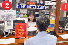 Khu vực giải quyết thủ tục hành chính dành cho đối tượng ưu tiên (ảnh Mỹ Xuyên)