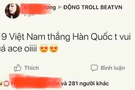 Một dòng trạng thái "trên cả cảm xúc"