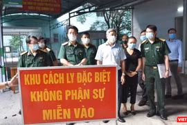 Khu vực cách ly tại Bệnh viện Quân y 175 (Ảnh: BVCC) 