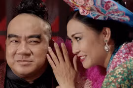 Ca sĩ Phương Thanh (vai Tú Bà) và Mã Giám Sinh đầy âm mưu, toan tính (Ảnh: ĐPCC) 