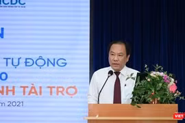 Bác sĩ Nguyễn Hoài Nam - Phó Giám đốc Sở Y tế TP.HCM bày tỏ lời cảm ơn đến Tập đoàn Hưng Thịnh 