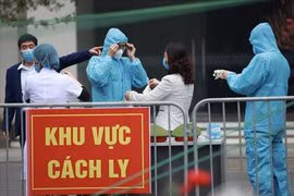 Khu vực cách ly vì BN COVID-19 (Ảnh: BYT) 