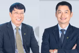 Ông Dương Văn Thanh (trái) - Thành viên HĐQT kiêm Tổng giám đốc VSDC và ông Phạm Trung Minh - Thành viên HĐTV VSDC